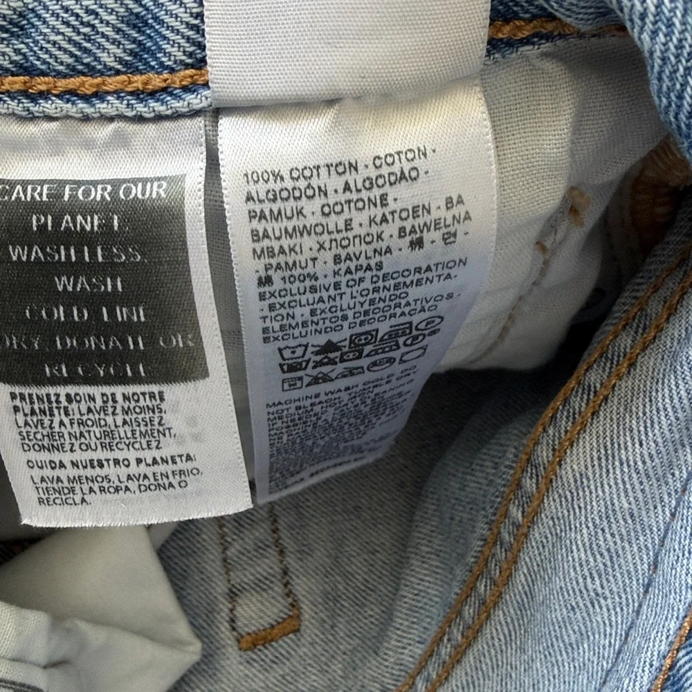 Levi’s 501 Original Denim Distressed Cutoff Shorts Size 25